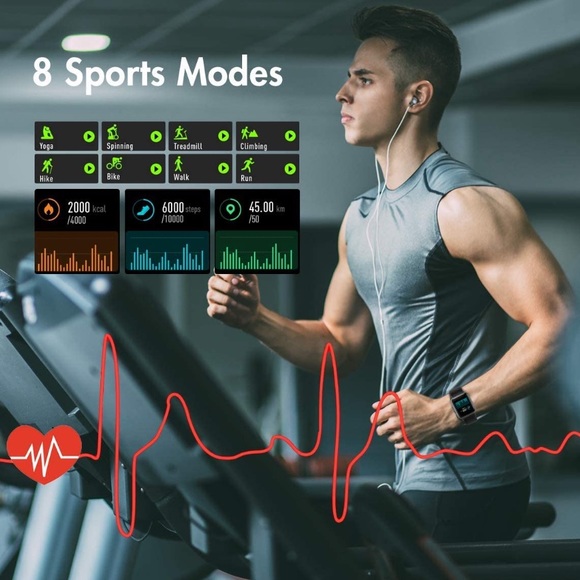 Smart Watch PUTARE Fitness Tracker Heart Rate - Picture 2 of 6